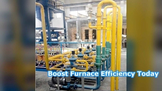 Hocheffizienter Industriegasbrenner für Glasöfen
