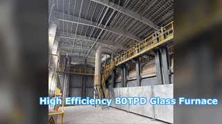 80TPD-Systemlösung für industrielle Glasschmelzöfen