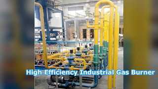 Hocheffizienter Industriegasbrenner für Glasöfen