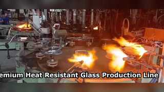 Hochwertige Produktionslinie für hitzebeständiges Glas
