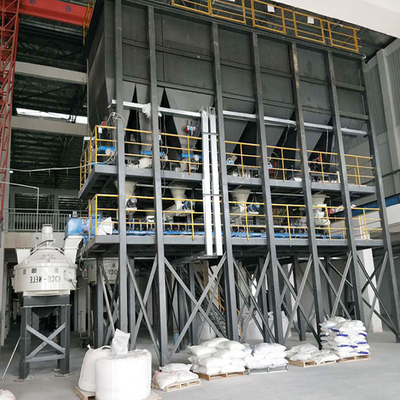 kaufen 40tpd Turmtyp Glasbatch-Anlage Halbautomatisches Batchhaus für die Glasindustrie online manufacture