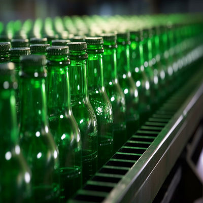 kaufen 350 ml Glasflaschen-Produktionslinie mit PLC-Steuerungssystem und Auslandservice verfügbar Online-Herstellung