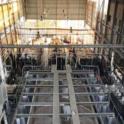 kaufen 50 Tonnen Flint Farbe Einfache Struktur Endgefeuerte Furance Behälter Glasöfen online manufacture