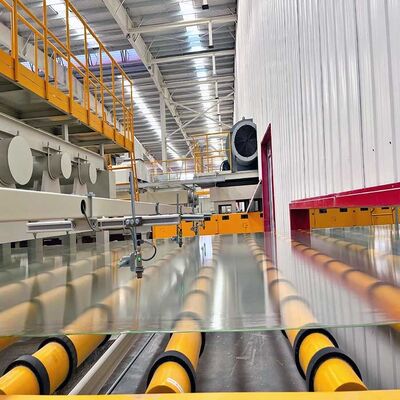 kaufen 150 TPD-Floatglas-Fertigungslinie mit Präzisionszinnbad und automatisiertem Aufbrennen Lehr online manufacture