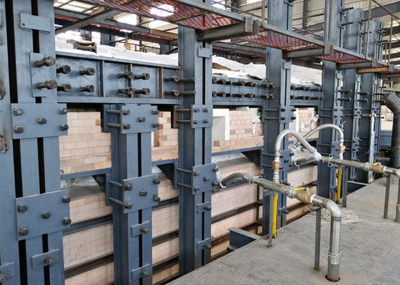 kaufen Abgefeuerter Ofen Glas Melter ISO14001 300 TPD Kreuz online manufacture