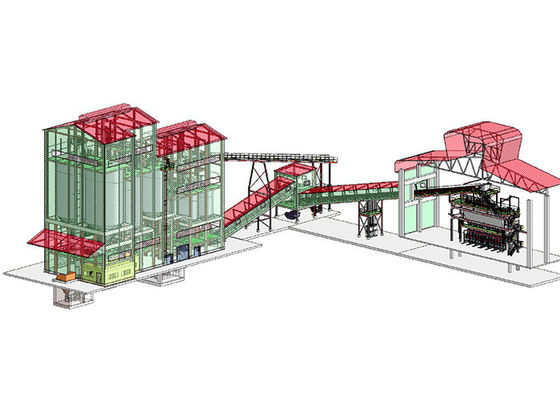 kaufen Anlage der Flussstahl-Quarzsand-automatische Glasreihen-200tpd online manufacture